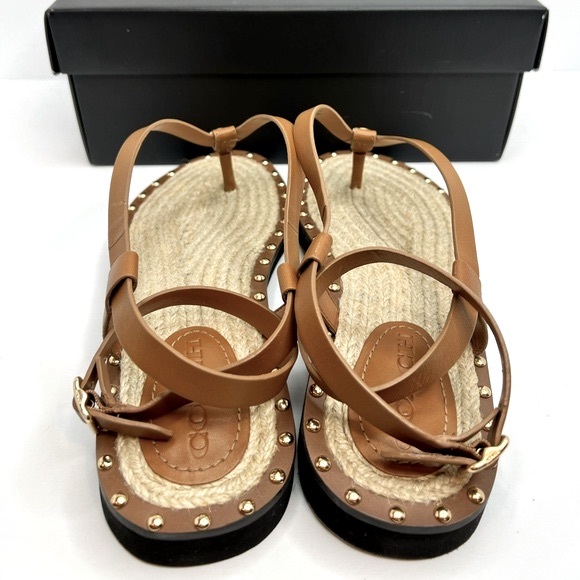COACH SANDALS, “GRACEY LEATHER “PENNY” COLOR, WOMENS SIZE 6 B, EUR 36.5 B - Picture 7 of 16